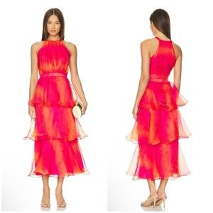 Flaw YAURA Yaya Dress in Sunset Print
